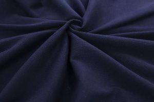 Трикотаж "Рибана"/темно-синий 0231/C#т.синий