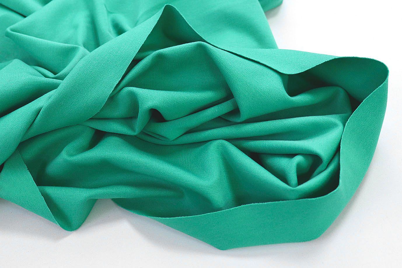 Трикотаж "Джерси" стрейч/бирюзовый 2049/C#19