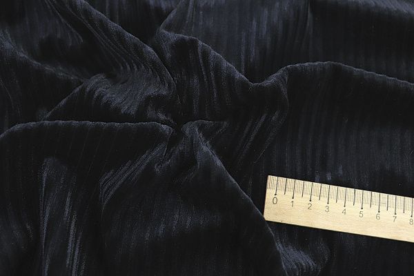 Велюр "Рубчик"/черный 1339-PY/D#1/C#1