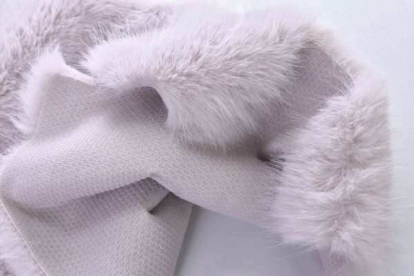 Искусственный мех "Песец" длинноворсовый/сиреневый AP50503/D#289-220070-85/C#E556