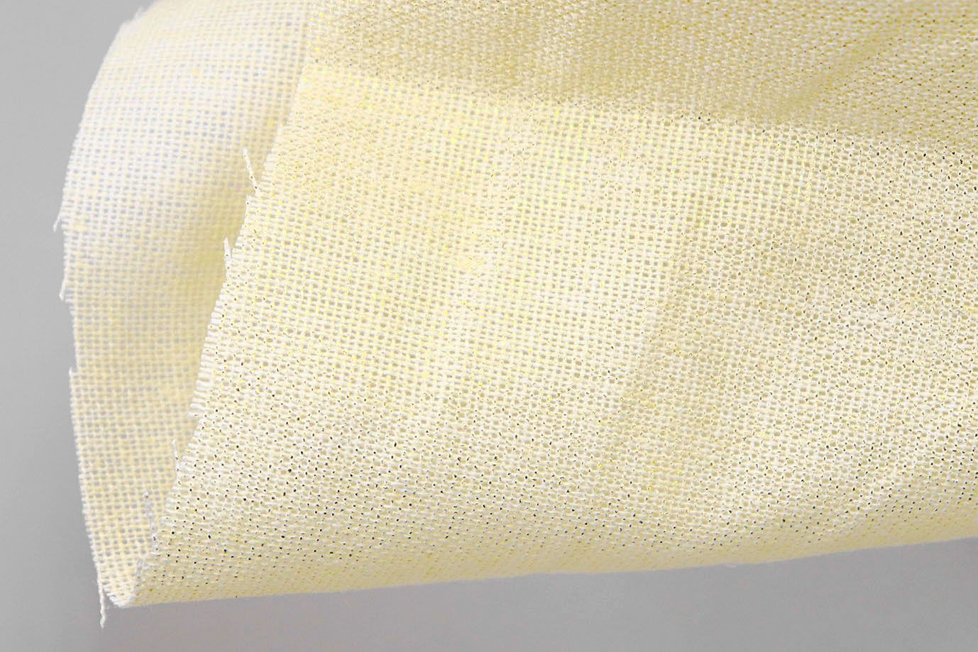 Лен с люрексом/ванильный 3799-PY/C#4