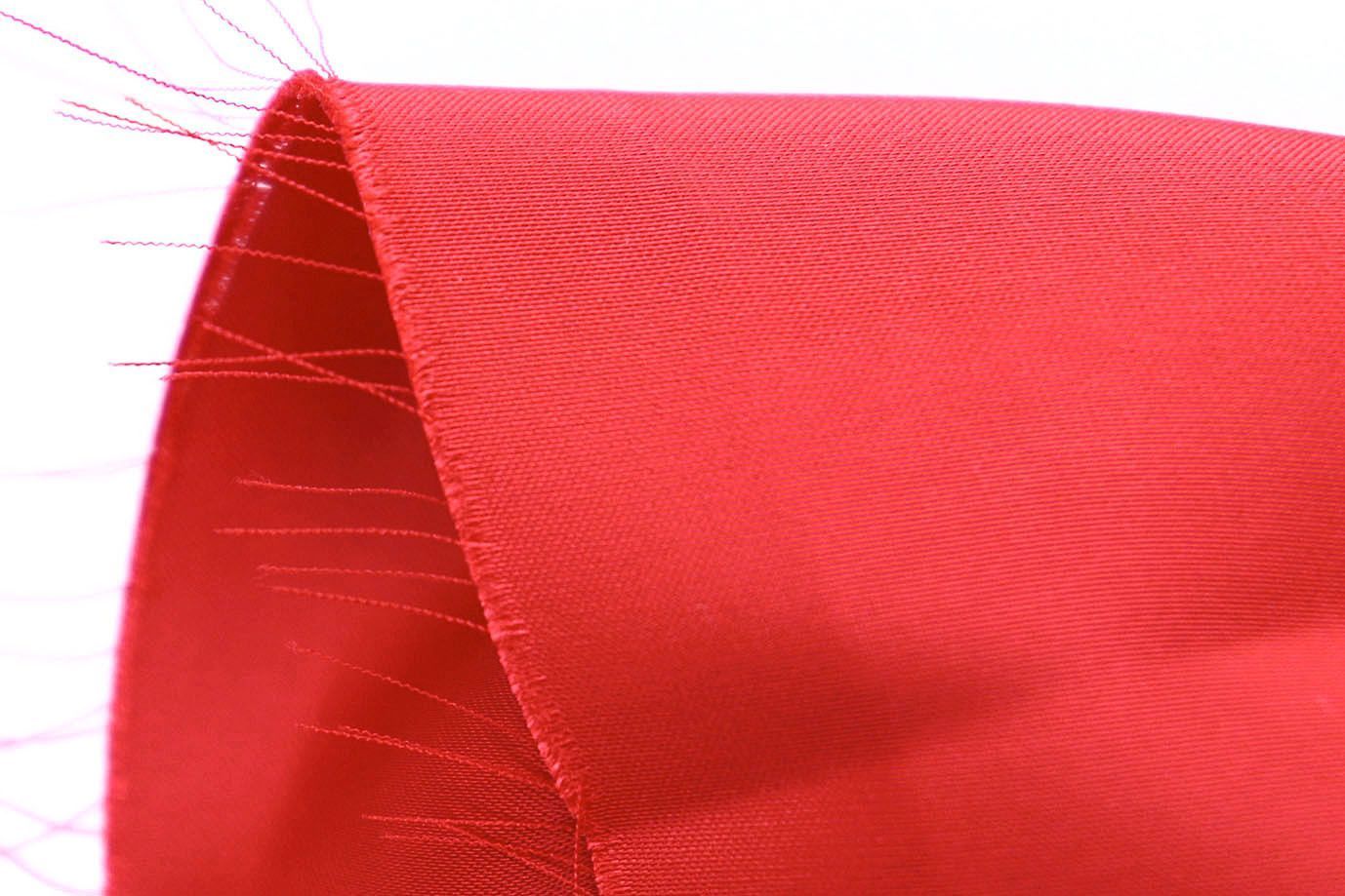 Шелк "Армани" двусторонний/красный 1434-PY/C#10