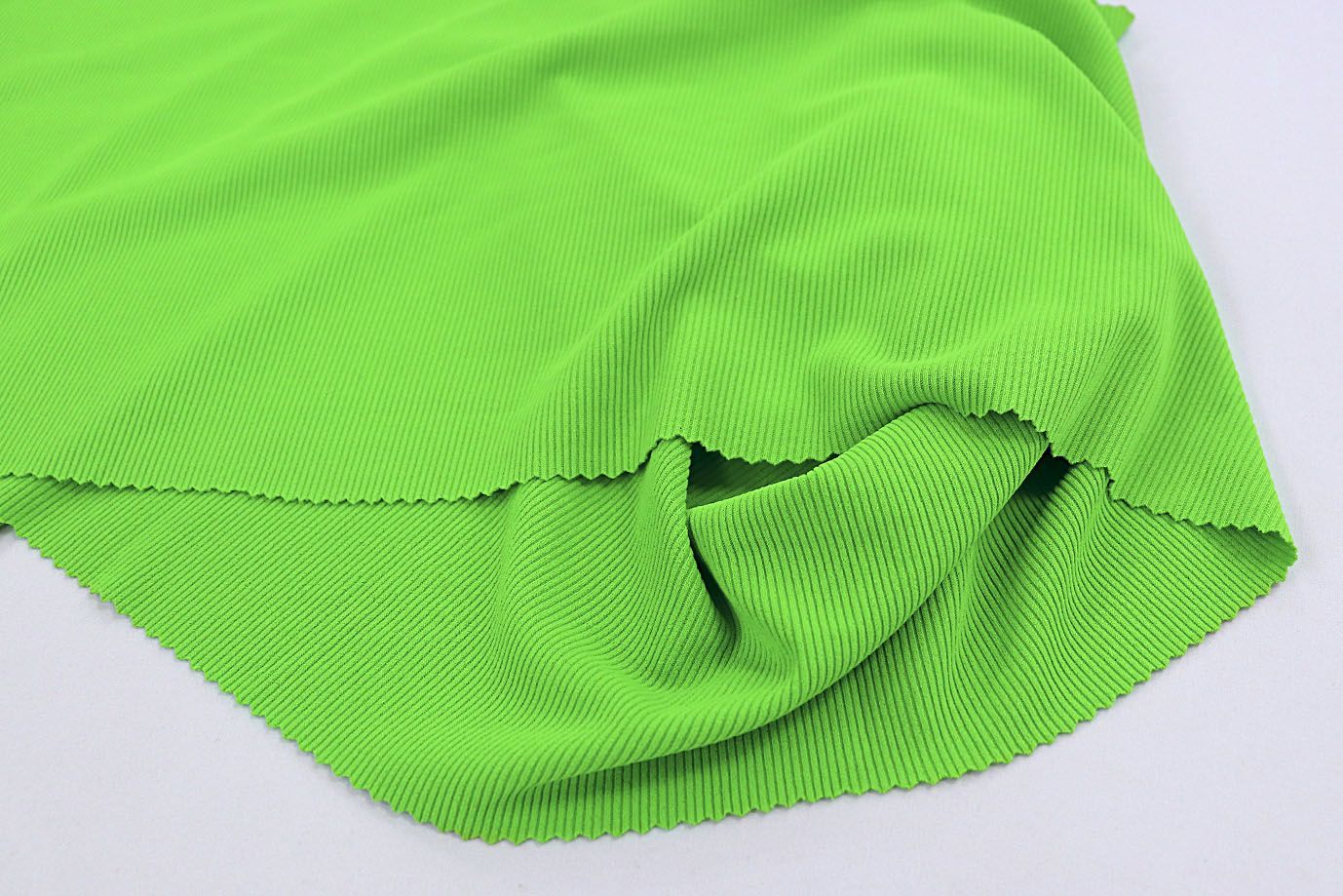 Трикотаж "Лапша"/светло-зеленый 3676-PY/C#17