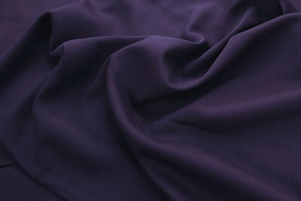 Штапель твил стрейч/баклажан 3166-21-PY/C#2