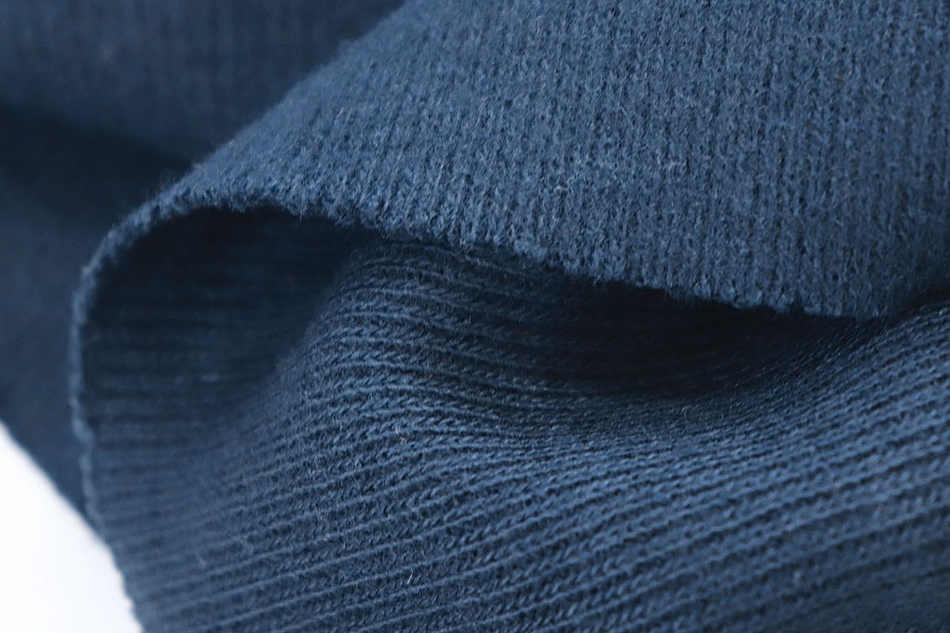 Трикотаж "Рибана"/темно-синий 3033/C#10