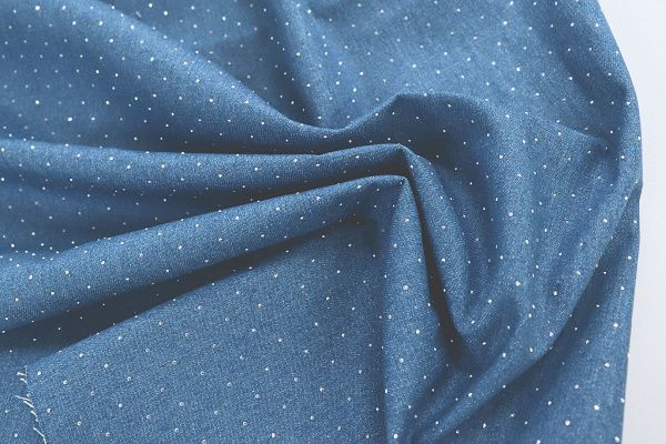 Джинс со стразами/синий VT-11687/C#1