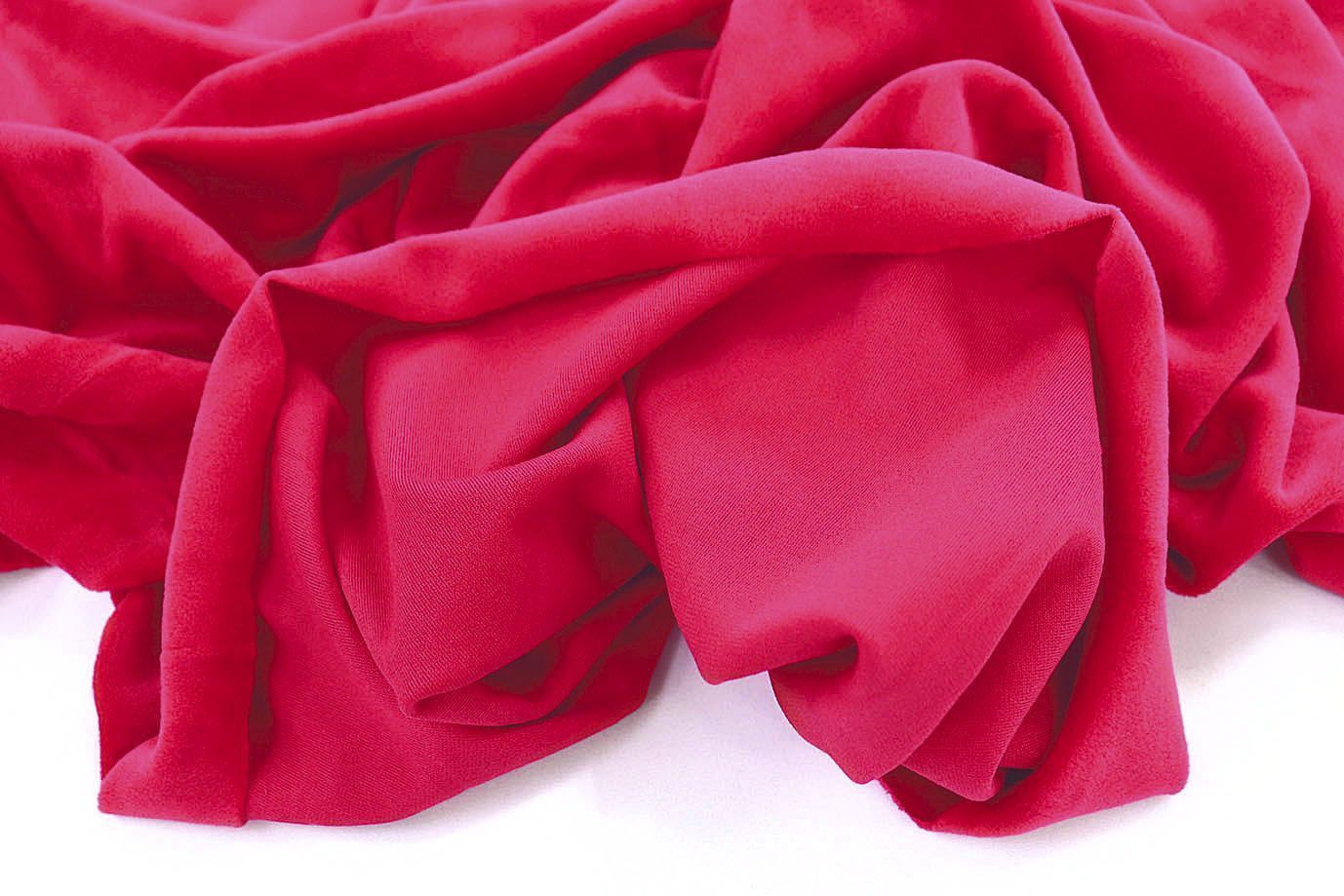 Велюр "Японский"/красный 18189/C#10