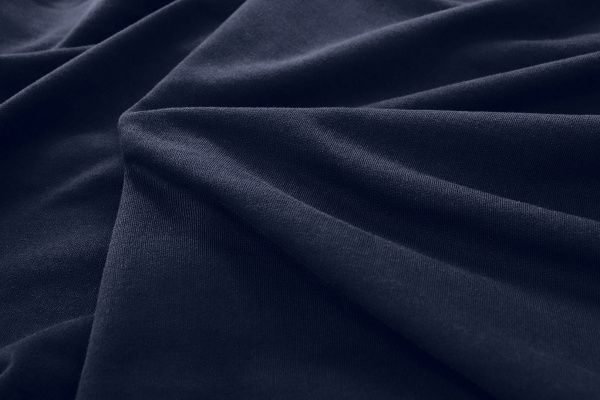 Трикотаж футер 3х нитка с петлей/темно-синий 0363/D#петля/C#т.синий 19-3921TPX