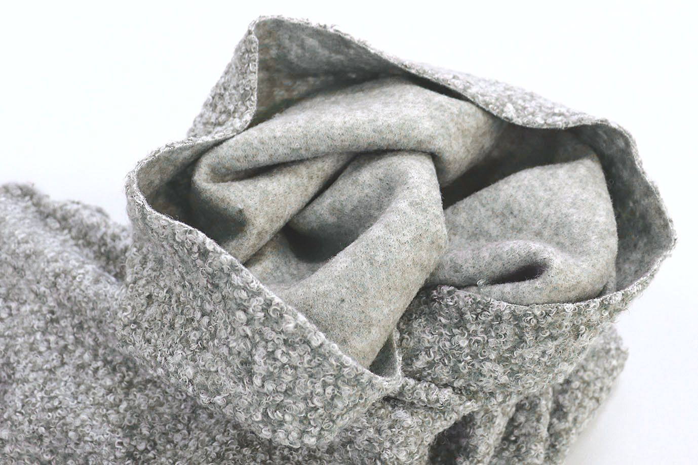 Пальтовая ткань "Букле"/серый 3966-PY/C#4 (12104) (12274)