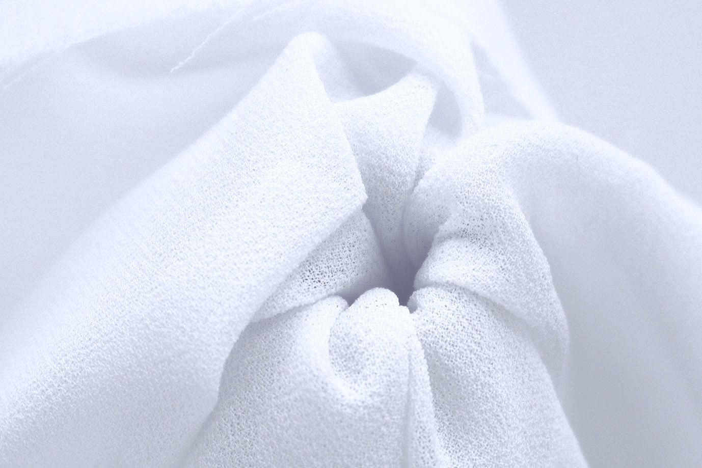 Шифон "Сахар" креп/белый SSR-825/C#1