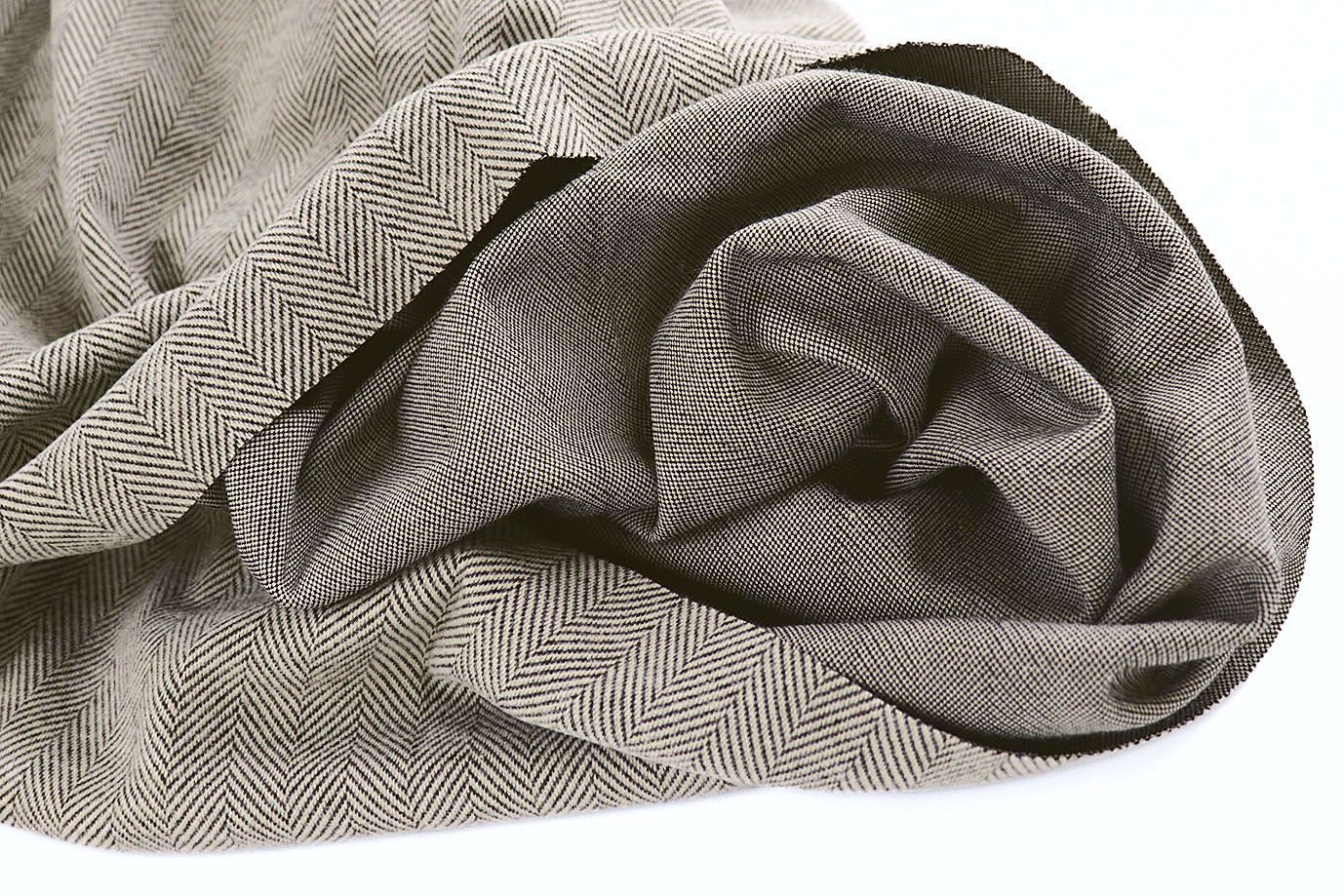 Пальтовый трикотаж "Елочка"/бежевый 3997-PY/C#3