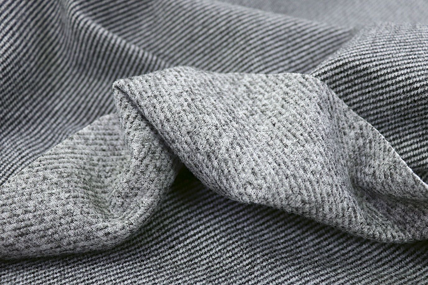 Пальтовая ткань "Диагональ"/серый 1325-PY/C#1