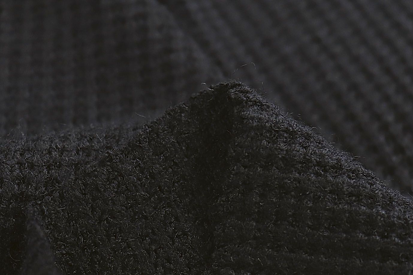 Трикотаж "Вязанка"/черный 3518-PY/C#1