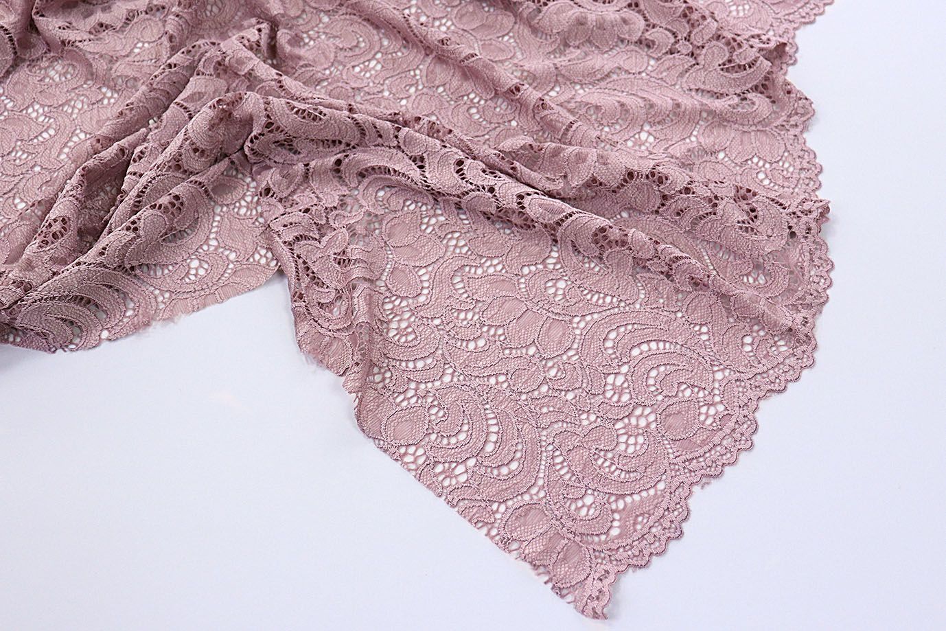 Гипюр "Фестон"/пыльно-розовый 1312-PY/C#5