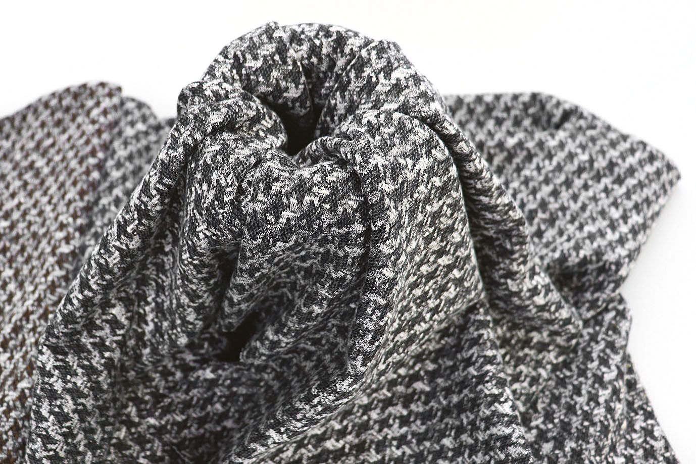 Трикотаж жаккард принт/черно-белый 3101/D#4/C#1