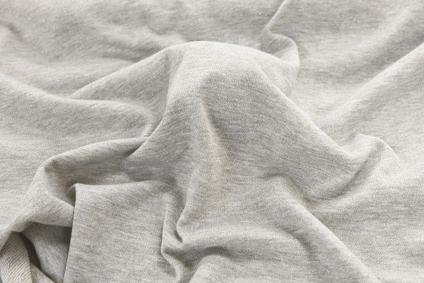 Трикотаж футер с люрексом/серый 2316-PY/C#1