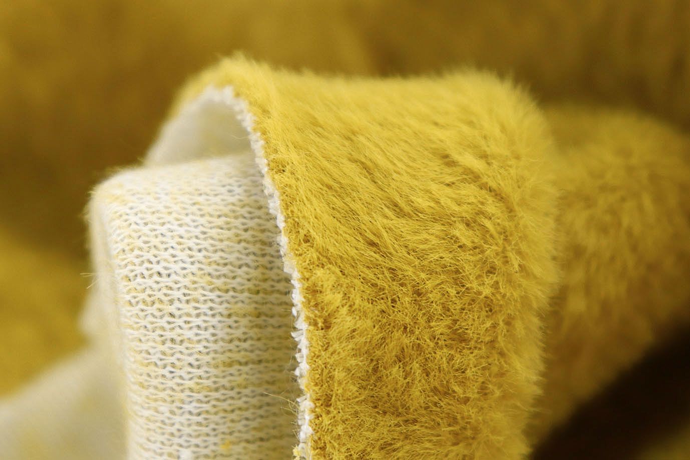 Искусственный мех "Альпака"/желтый 3524-PY/C#8