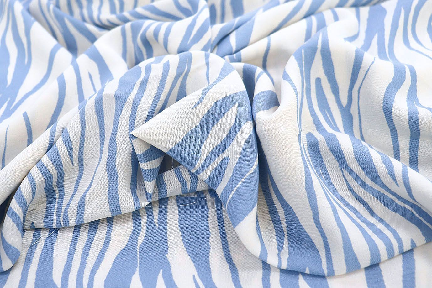 Штапель принт/бело-синий 3892-PY/D#12/C#3