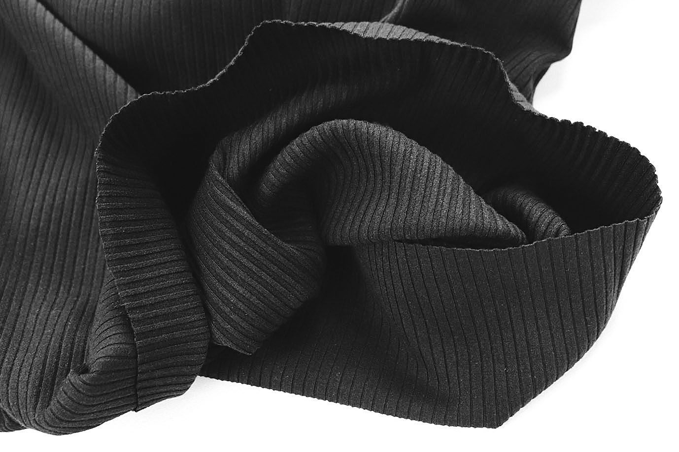 Трикотаж "Рибана"/черный 4041-PY/C#4