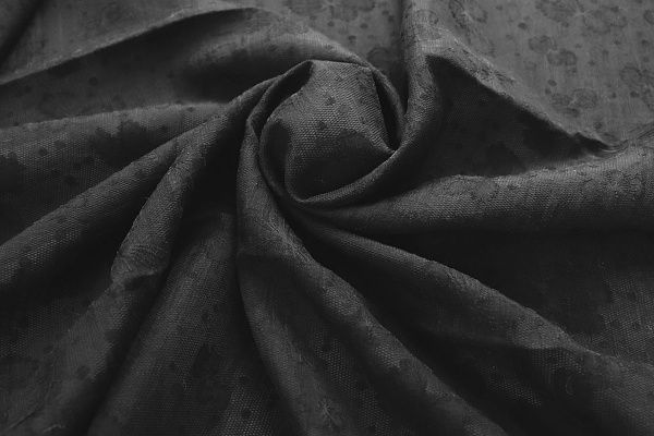 Блузочная ткань жаккард/черный 4177-PY/D#1/C#3