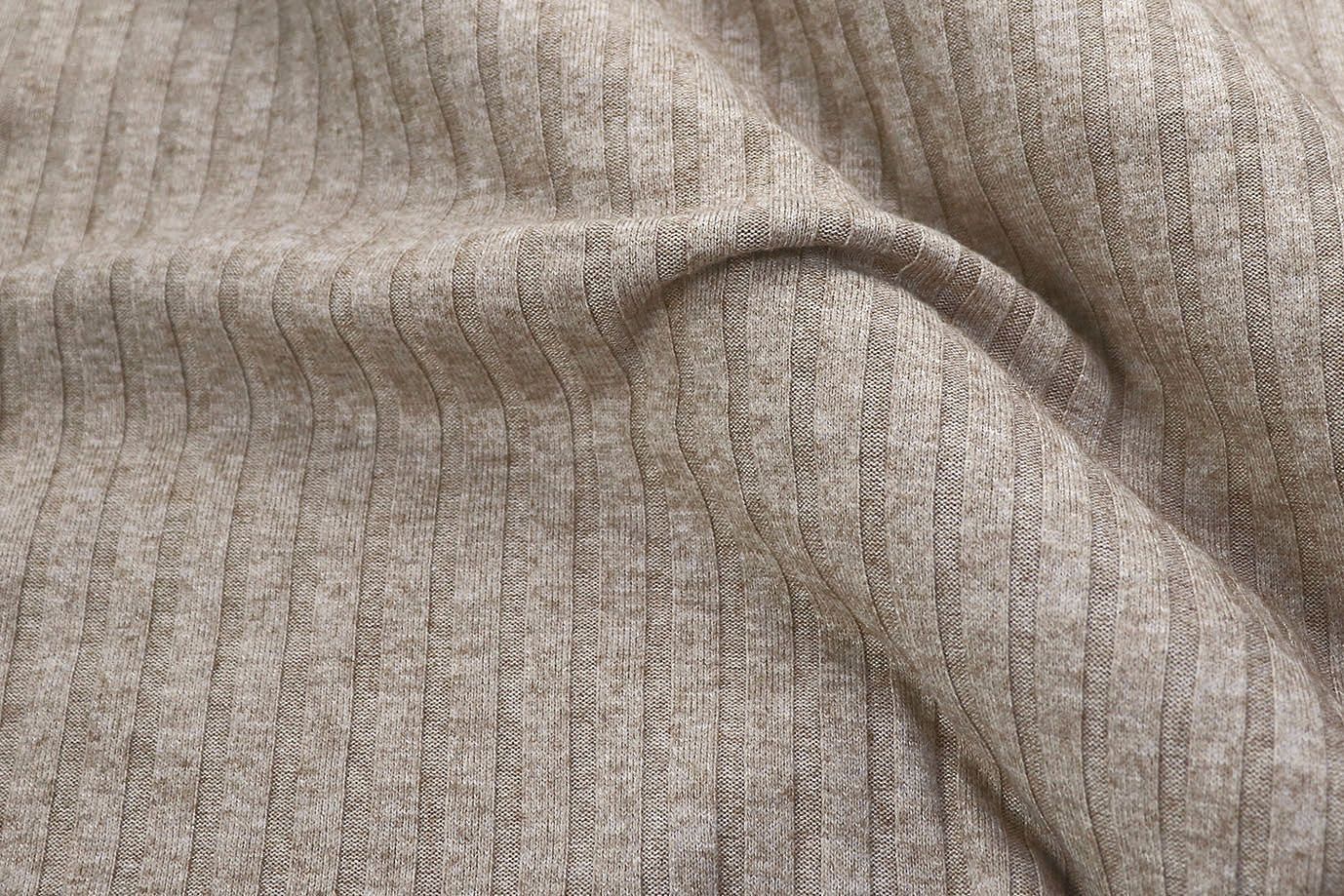 Трикотаж "Лапша"/светло-коричневый 3237-PY/C#7 (EU4302)