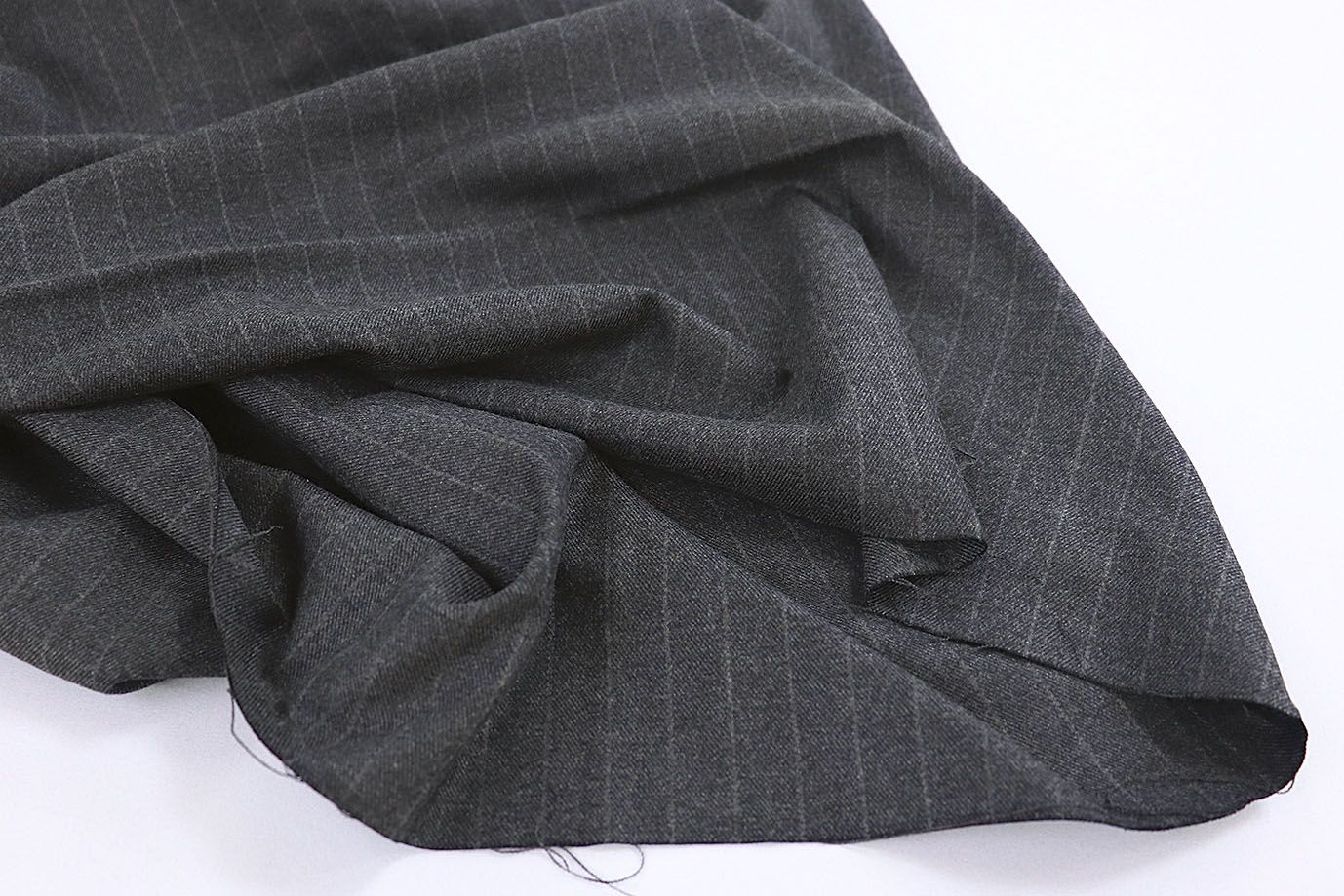 Костюмная ткань/полоска серая 3764-PY/C#1 Grey (39223)