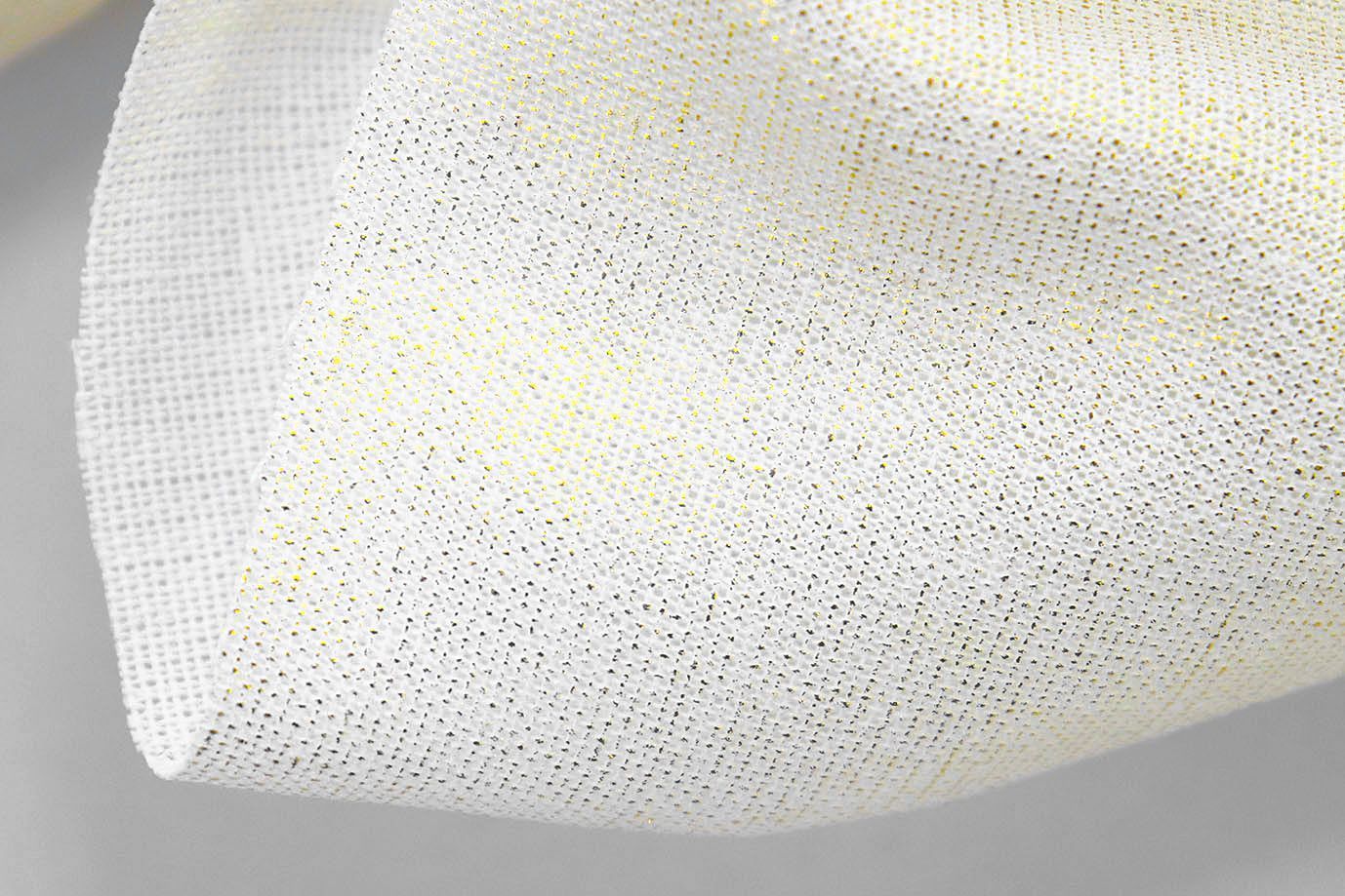 Лен с люрексом/молочный 3799-PY/C#2