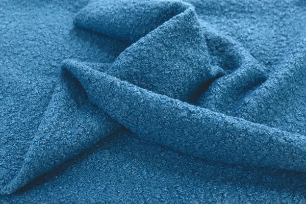 Пальтовая ткань "Барашек"/лазурно-синий DT-15972/C#9