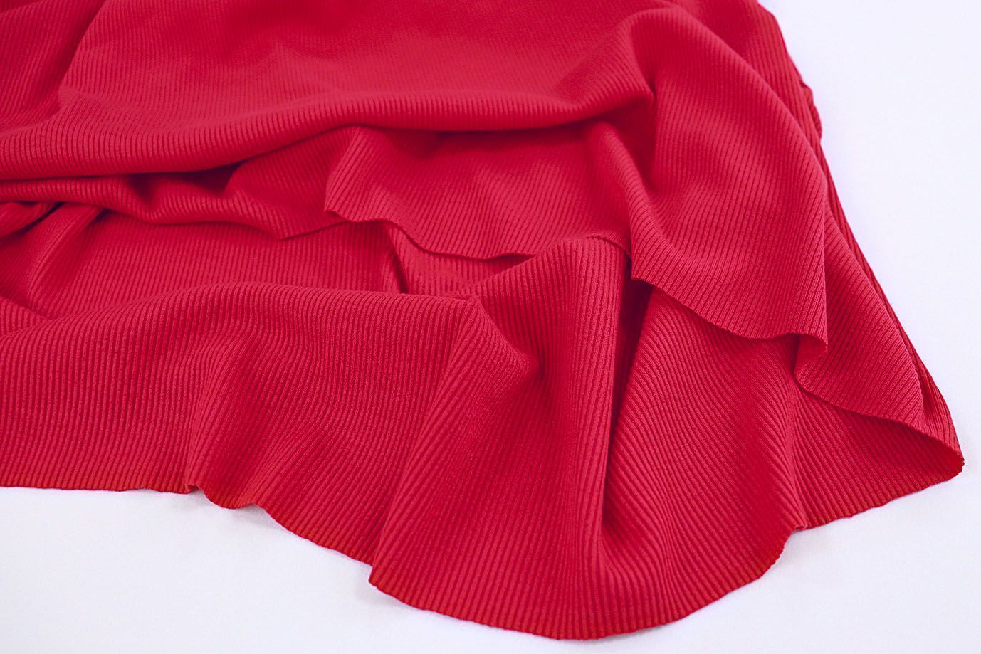 Трикотаж "Рибана"/красный 3512-PY/C#21