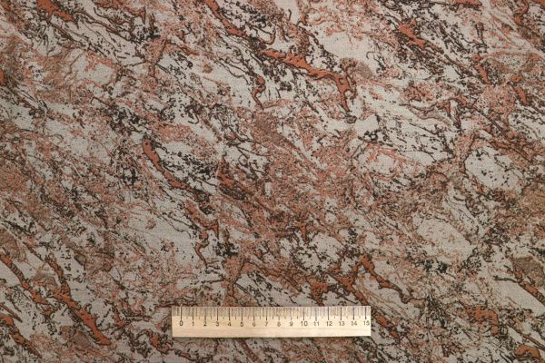 Сатин "Морокко" принт/коричневый на сером 3888-PY/D#5/C#1