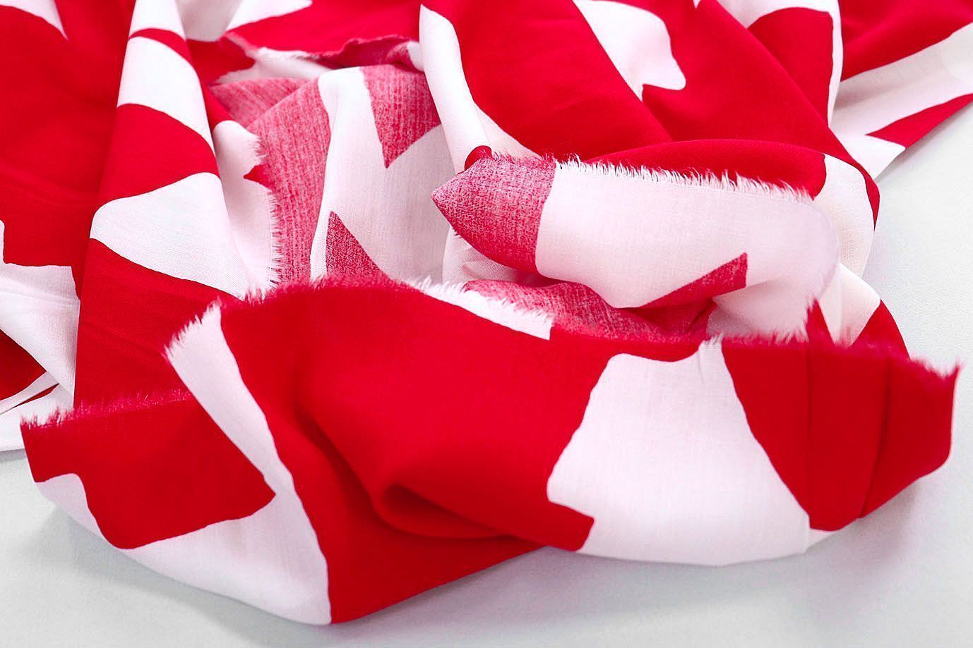 Штапель принт/бело-красный 1374-PY/D#8/C#6