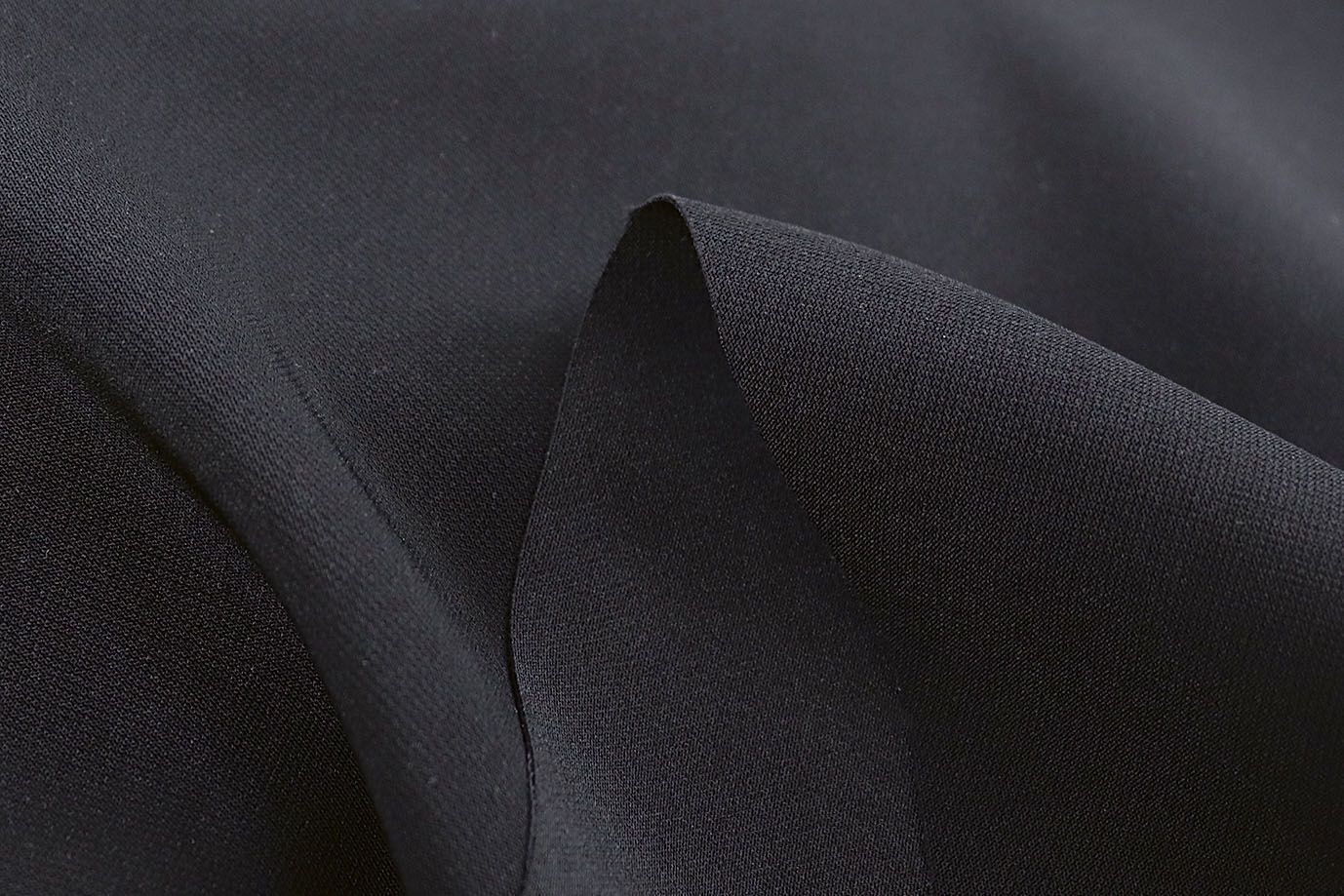 Костюмная ткань "Оскар"/черный 4198-PY/C#6