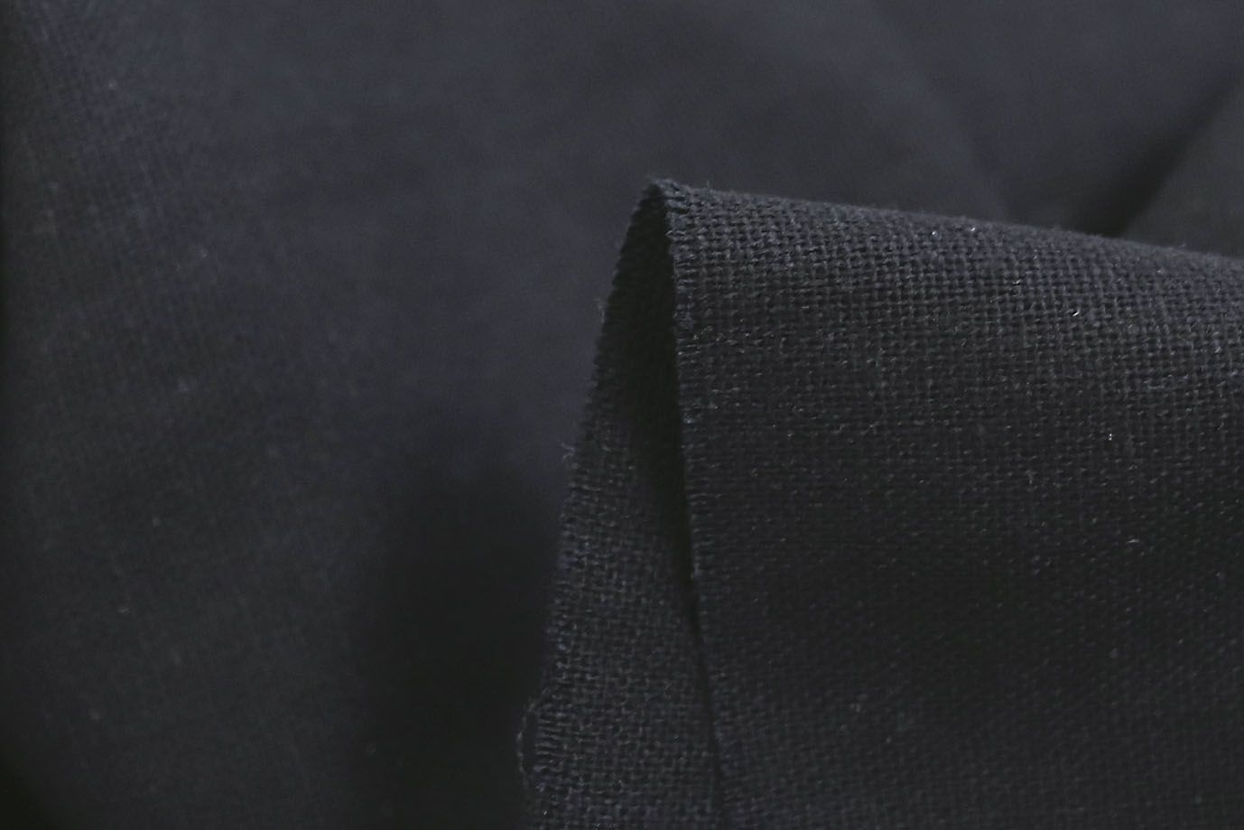 Лен вискоза/черный 1390-PY/C#20