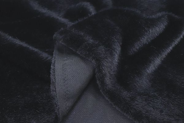Искусственный мех "Норка"/черный PR-31946/PMW2312118