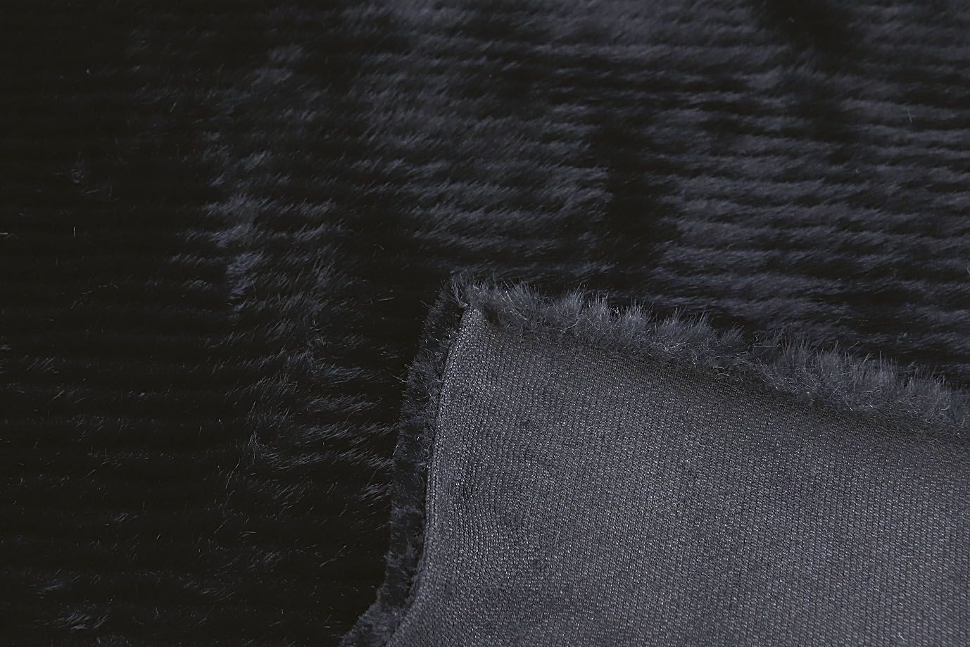 Искусственный мех "Норка" простриженный/черный AP231228139/D#289-220214/C#4AG0016A