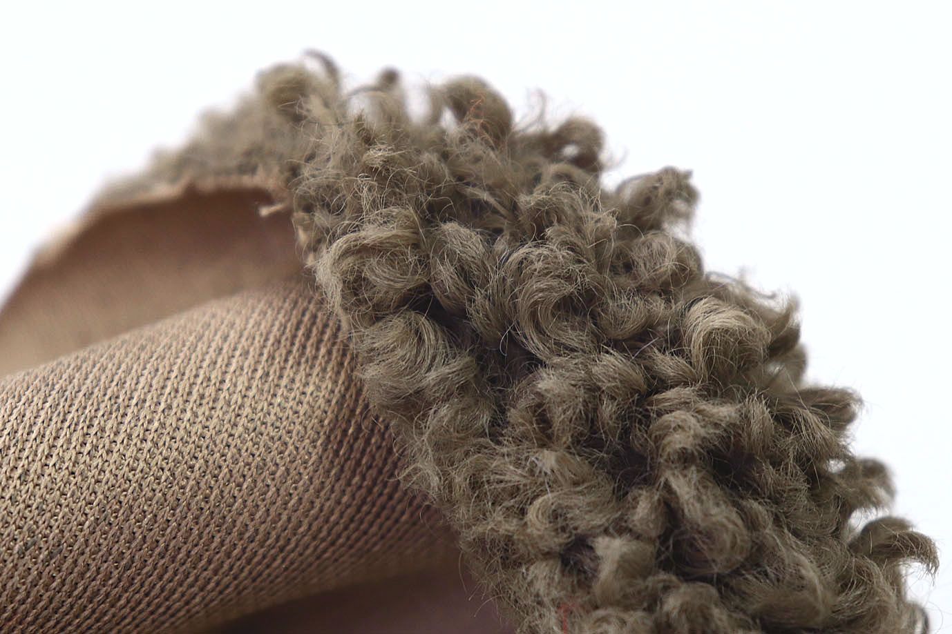 Искусственный мех "Барашек"/темно-коричневый 488-0820/C#2