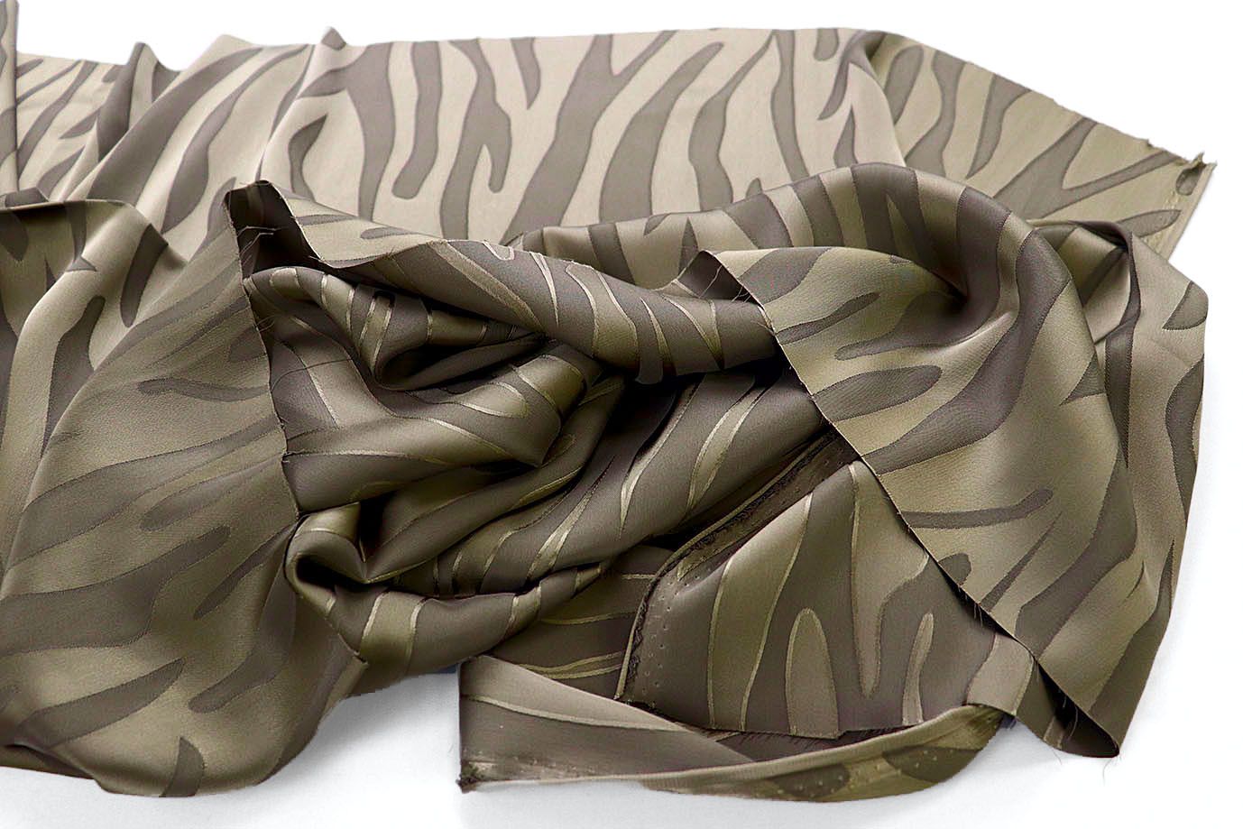 Сатин "Пандора" жаккард/серо-оливковый 4025-PY/D#3/C#4