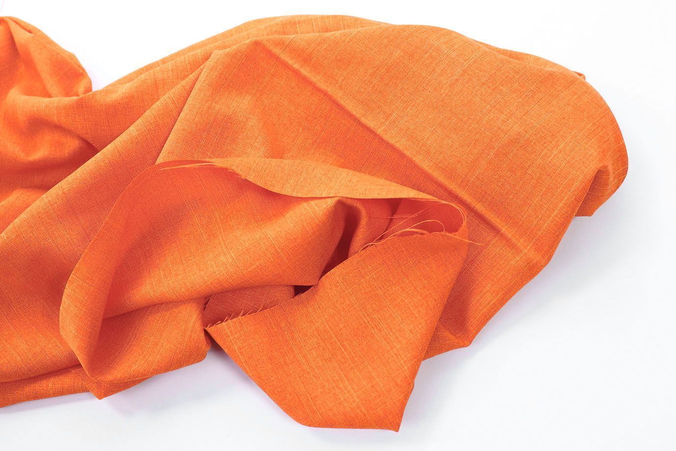 Лен меланж/морковный 8180X-23/C#8