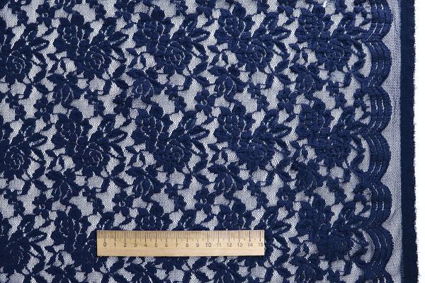 Гипюр набивной/синий 4995-7/D#B66/C#1 (ярд)