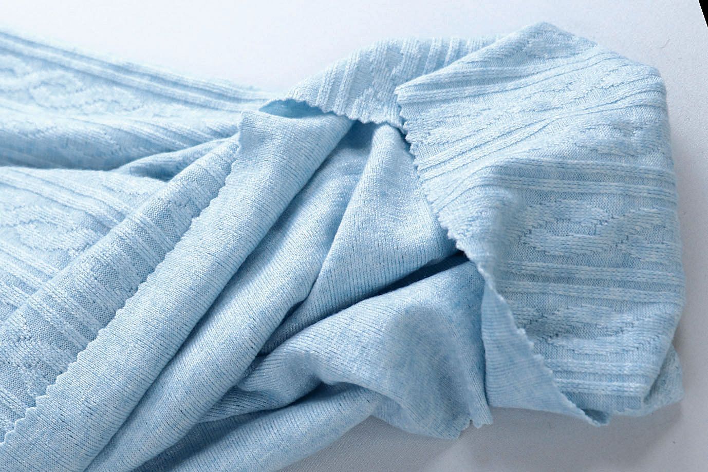 Трикотаж жаккард/голубой 3993-PY/D#1/C#4