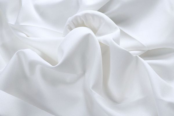 Костюмная ткань "Барби" стрейч/белый 4216-PY/C#8