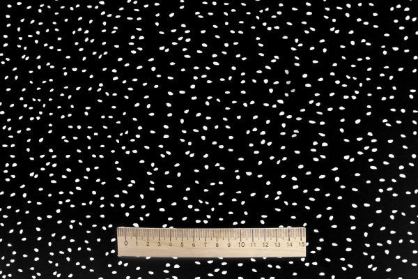 Шифон принт/белый на черном 3873-PY/D#6/C#2