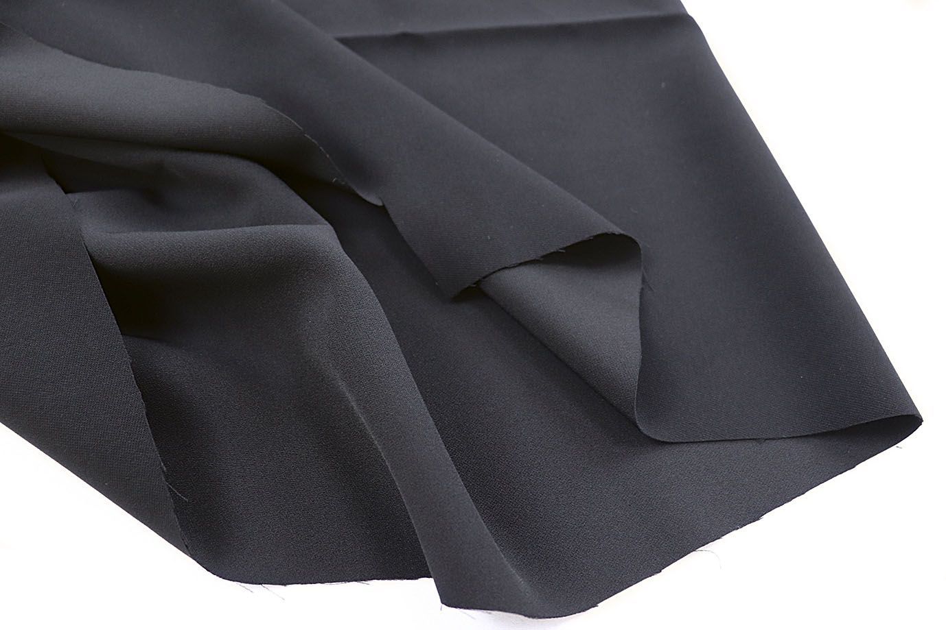 Костюмная ткань "Оскар"/черный 4198-PY/C#6