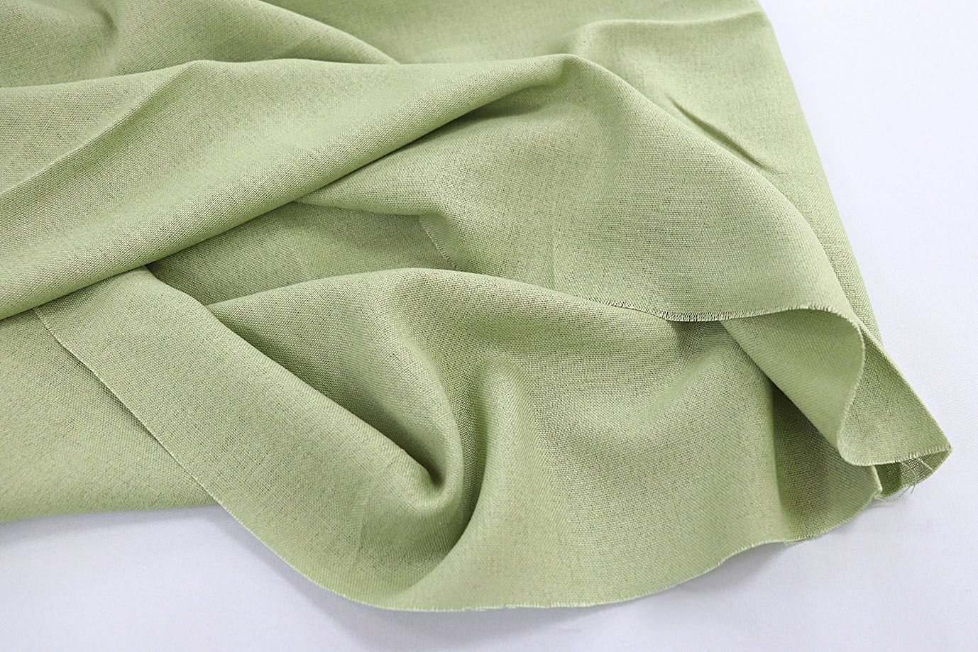 Лен вискоза/зеленый 3813-PY/C#5