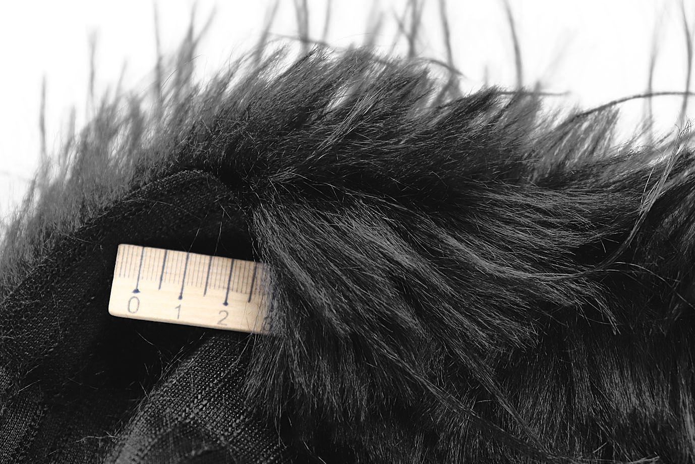 Искусственный мех "Лама"/черный AP50315/D#289-WB230133/C#Black