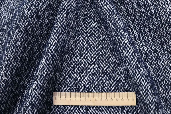 Пальтовая ткань Гранит/темно-синий  9В-53 #28112