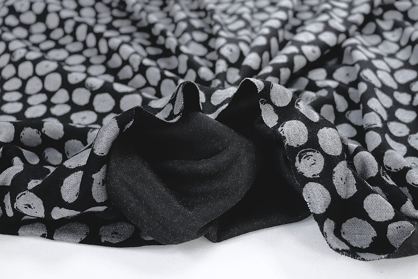 Трикотаж "Модал" принт/серо-черный 3561-PY/D#1/C#5