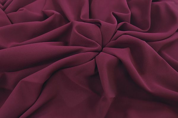 Шифон стрейч/бордовый 746-PG/C#4