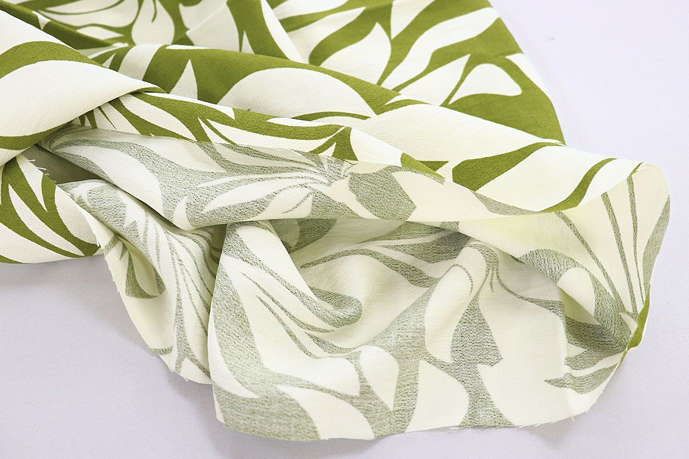 Лен БОХО принт/молочно-зеленый 3857-PY/D#9/C#2