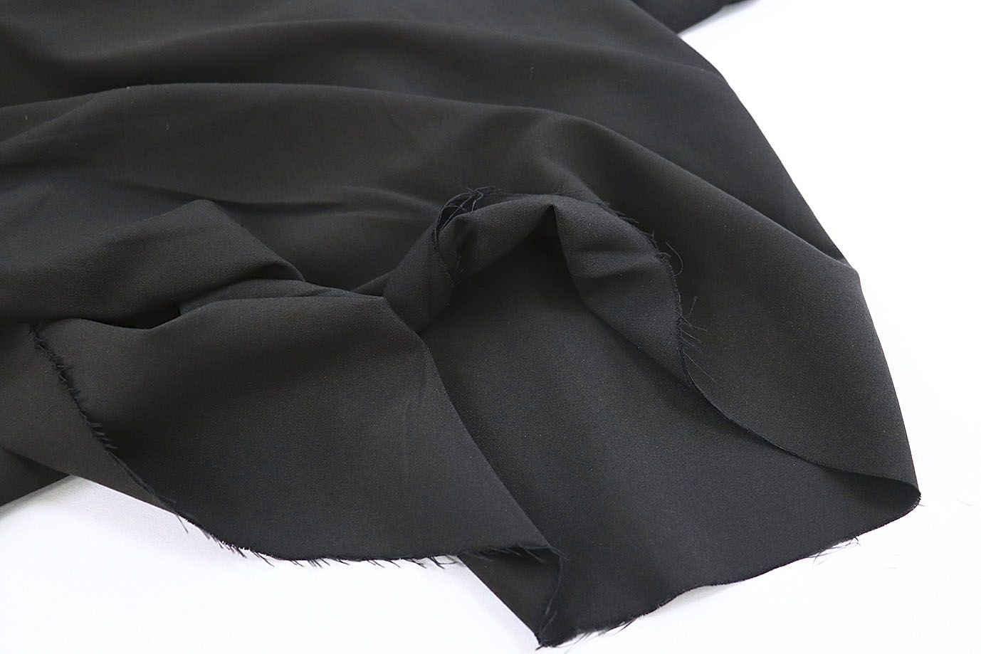 Костюмная ткань "Гальяно" стрейч/черный VT-10584/C#6